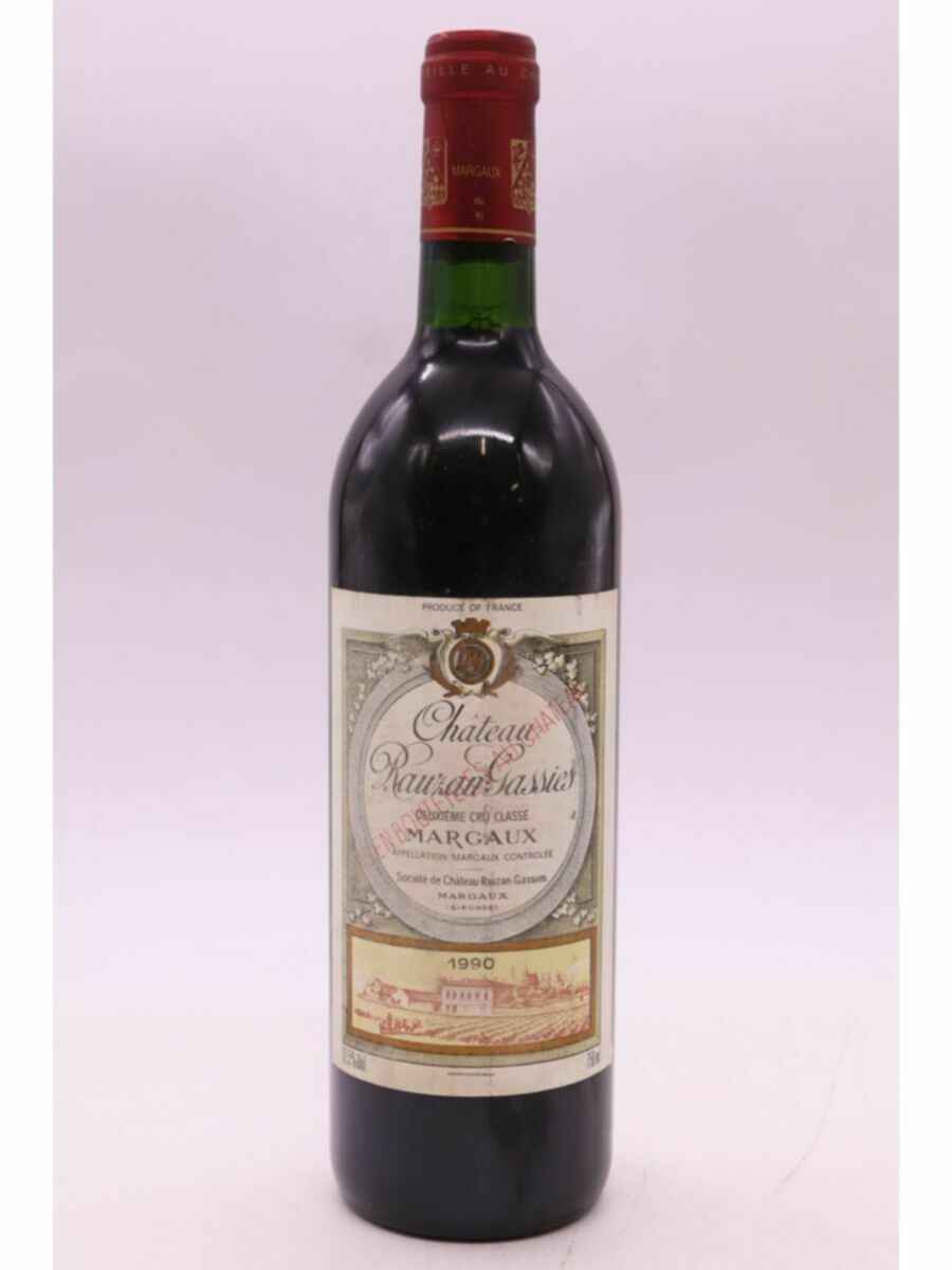 Chateau Rauzan Gassies, 1990