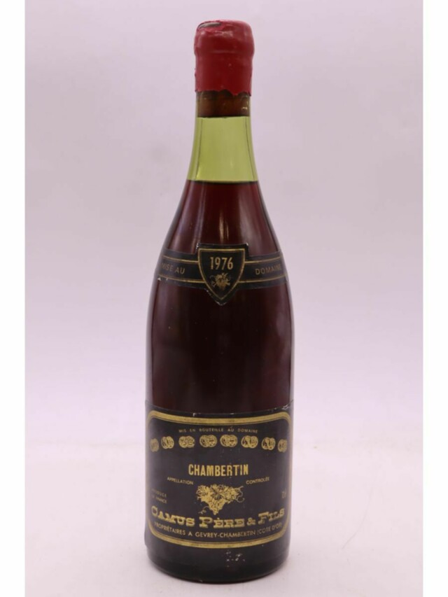 Camus Pere Et Fils Chambertin Grand Cru, 1976