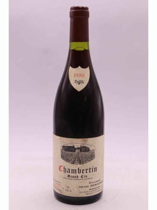 Henri Rebourseau Chambertin Grand Cru, 1990