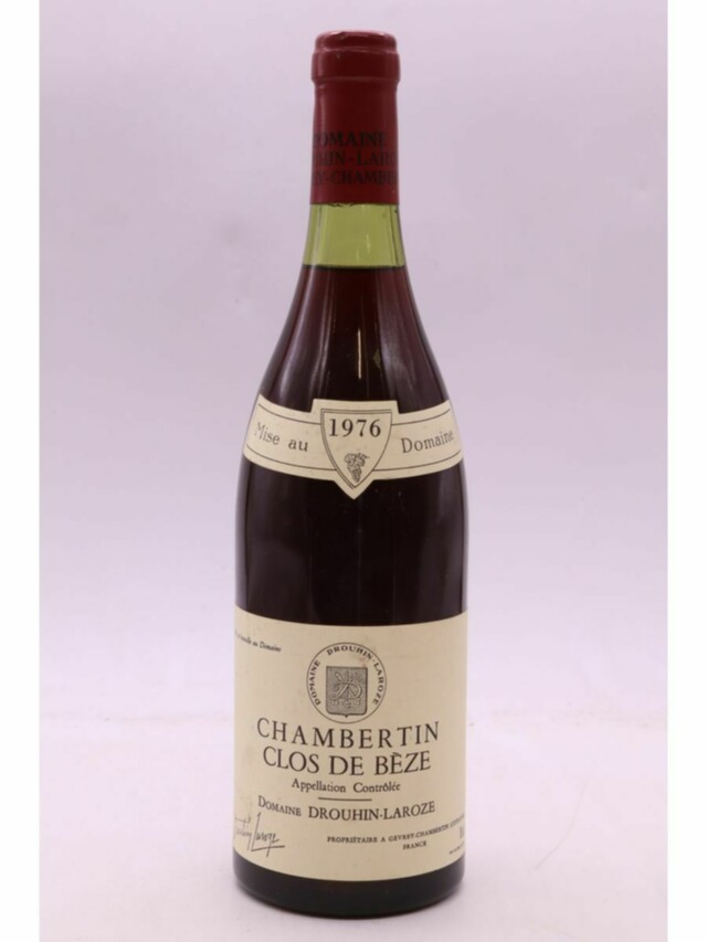 Drouhin Laroze Chambertin Clos De Beze Grand Cru, 1976