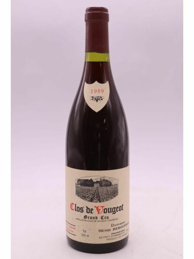 Henri Rebourseau Clos De Vougeot Grand Cru, 1989