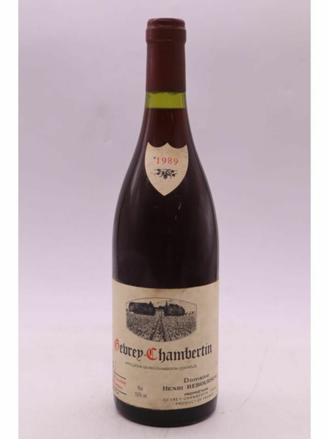 Henri Rebourseau Gevrey Chambertin, 1989