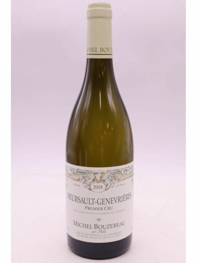 Michel Bouzereau Meursault Genevrieres 1er Cru, 2018