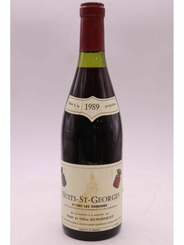 Henri Et Gilles Remoriquet Nuits St Georges Les Damodes 1er Cru, 1989