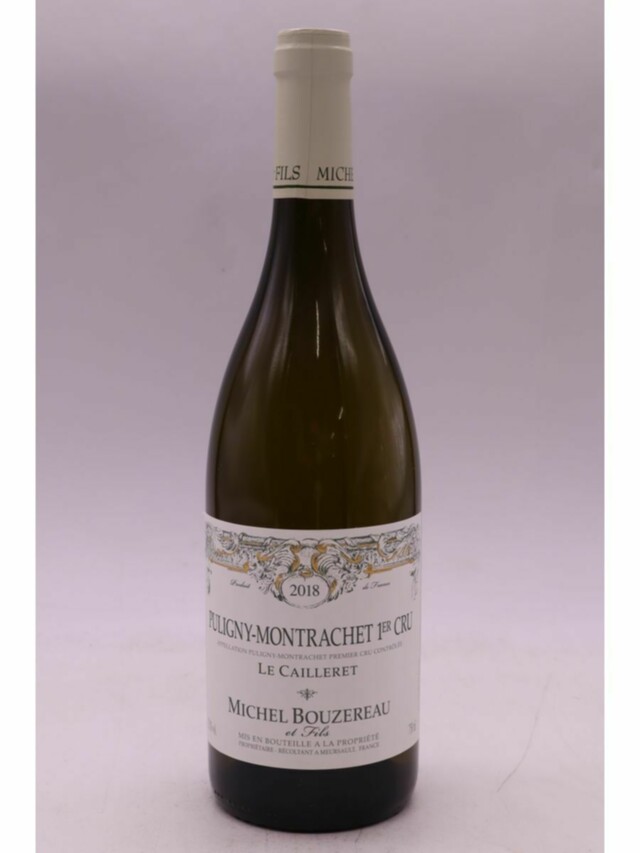 Michel Bouzereau Puligny Montrachet Le Cailleret 1er Cru, 2018
