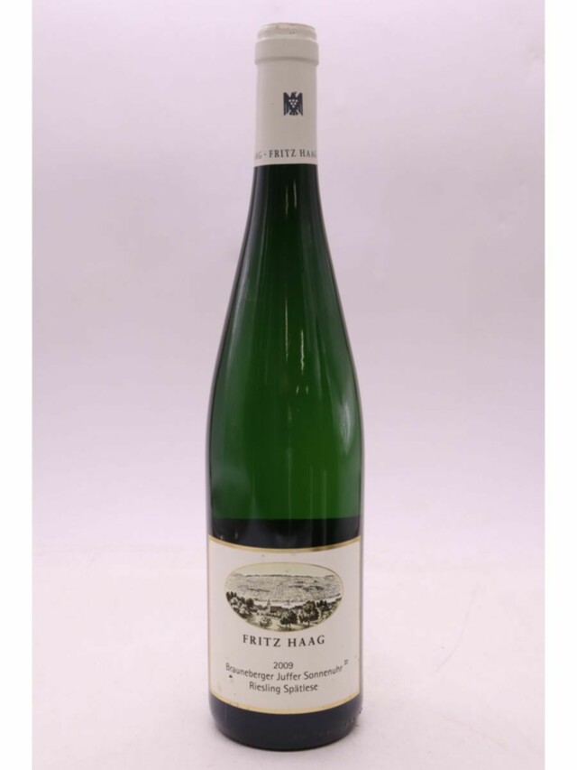Fritz Haag Brauneberger Juffer Sonnenuhr Riesling Spatlese, 2009