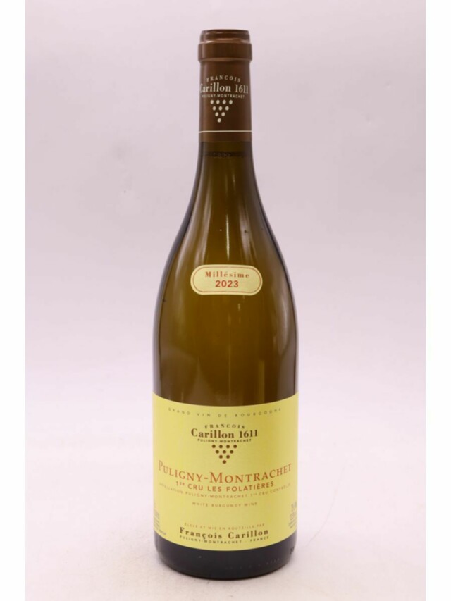 Francois Carillon Puligny Montrachet Les Folatieres 1er Cru, 2023