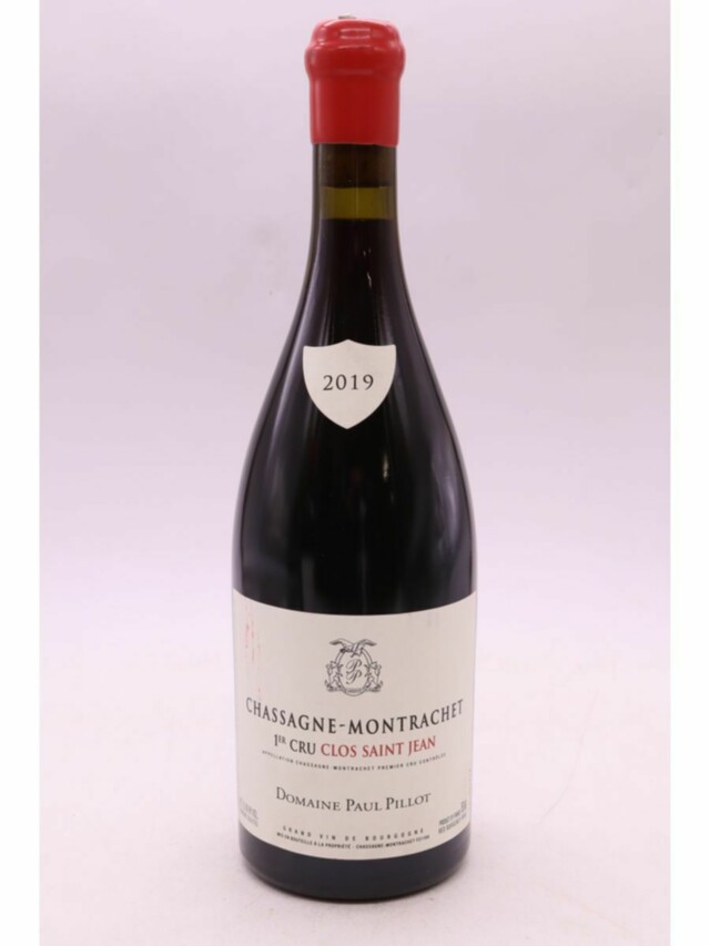 Paul Pillot Chassagne Montrachet Clos Saint Jean Rouge 1er Cru, 2019