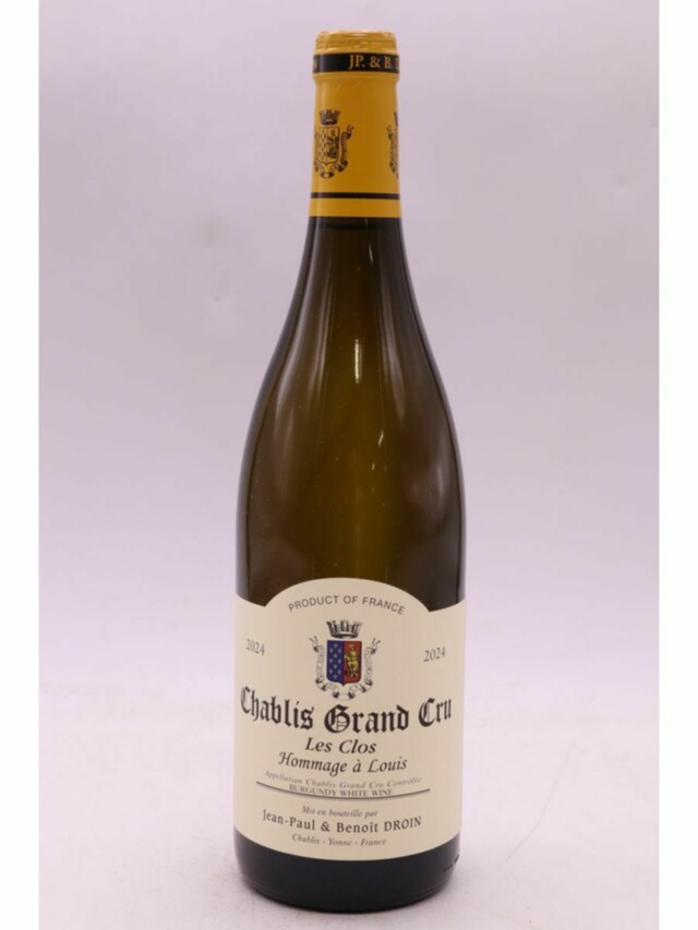 Jean-paul Droin Hommage À Louis Chablis Grand Cru, 2024