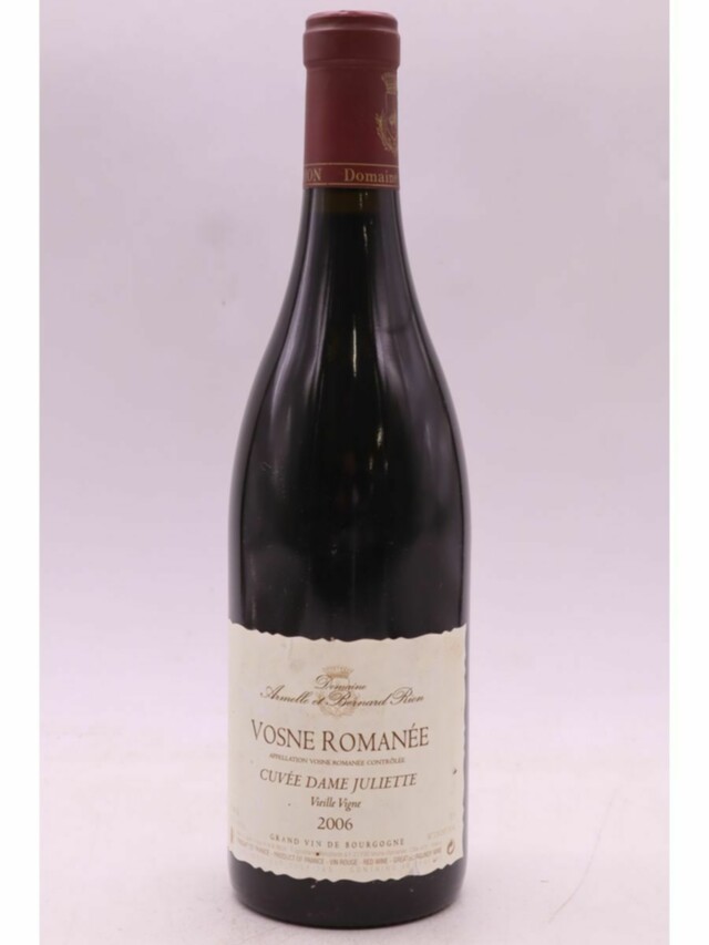 Armelle Et Bernard Rion Vosne Romanee Les Chaumes Vieille Vigne 1er Cru, 2006