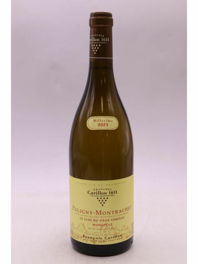 Francois Carillon Puligny Montrachet Le Clos Du Vieux Chateau, 2023