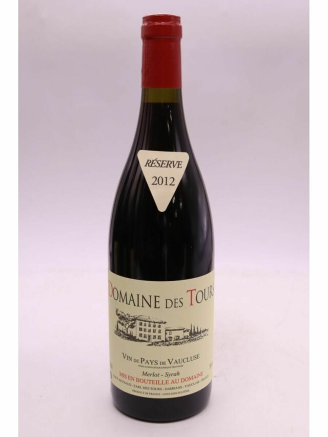 Rayas Domaine Des Tours Vaucluse Merlot-syrah Reserve, 2012