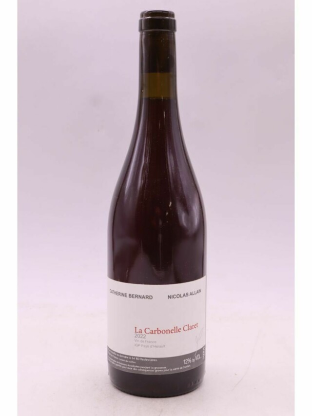 Catherine Bernard La Carbonnelle Claret, 2022