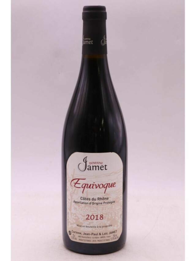 Jamet Cotes Du Rhône Equivoque, 2018