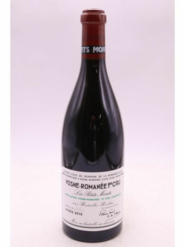 De La Romanee Conti Vosne Romanee Les Petits Monts 1er Cru, 2019