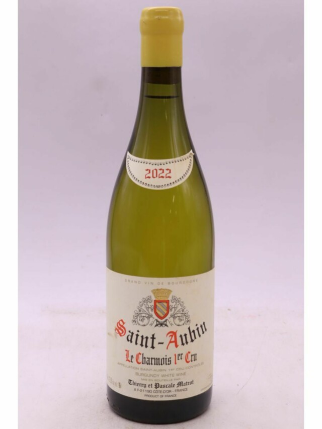 Thierry Et Pascale Matrot Saint Aubin 1er Cru Le Charmois, 2022