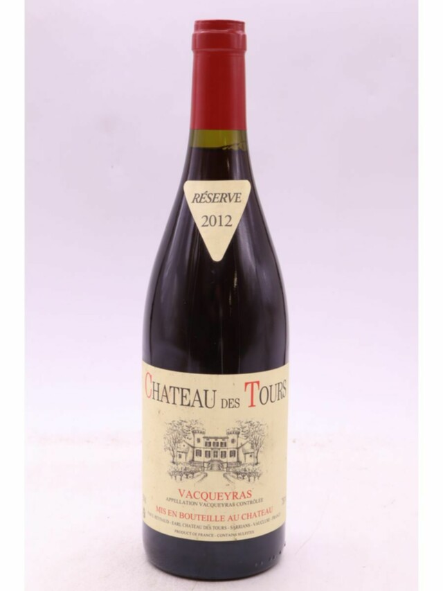 Rayas Chateau Des Tours Vacqueyras Rouge, 2012