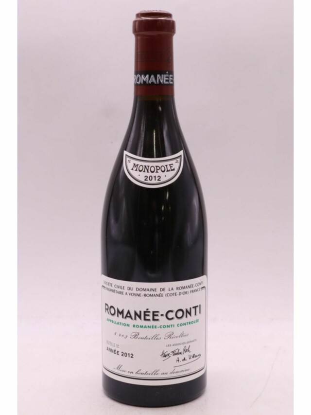De La Romanee Conti Romanee Conti Grand Cru, 2012