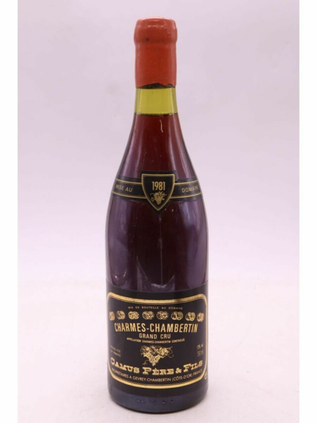 Camus Père Et Fils Charmes Chambertin Grand Cru, 1981