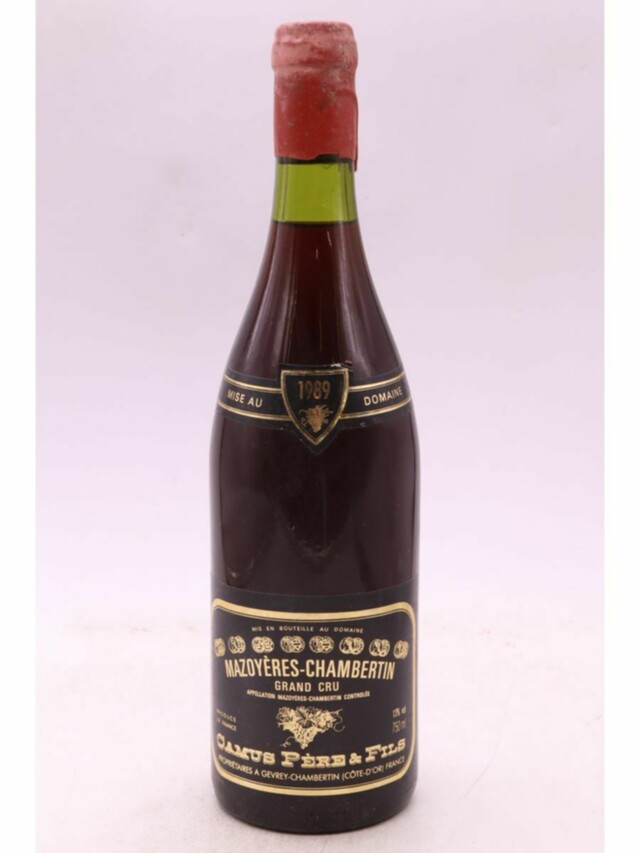 Camus Pere Et Fils Mazoyeres Chambertin Grand Cru, 1989
