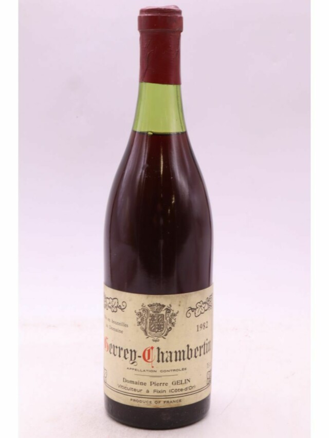 Pierre Gelin Gevrey Chambertin, 1982