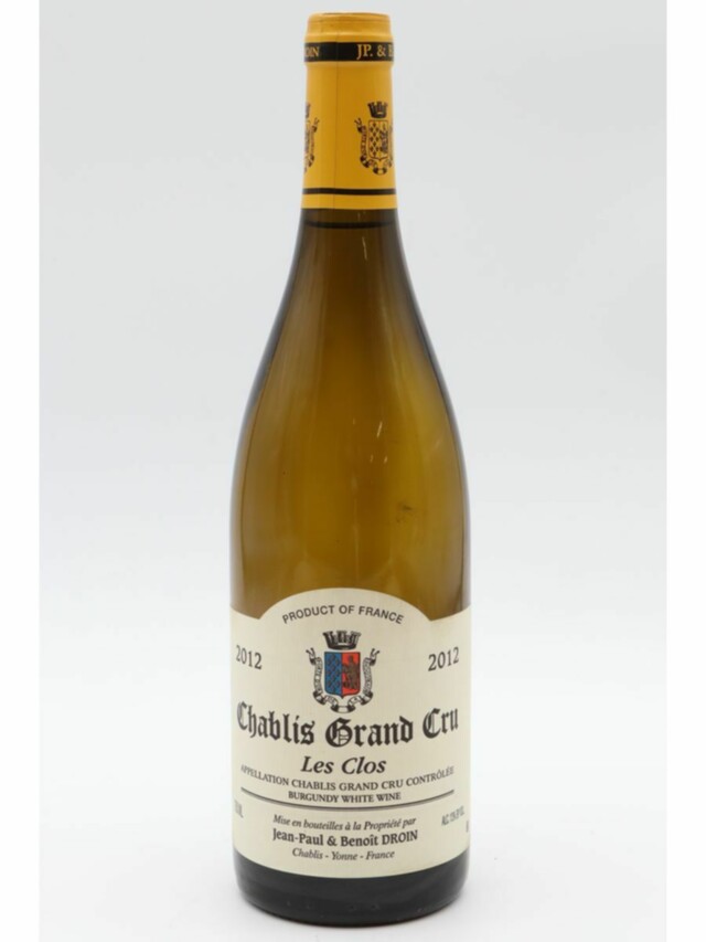 Jean Paul Droin Chablis Les Clos Grand Cru, 2012