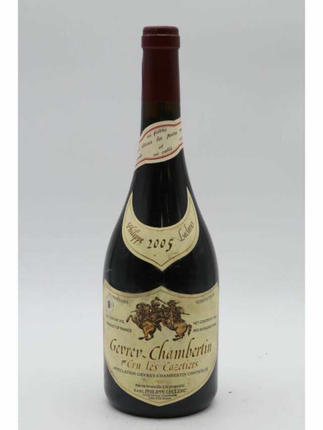 Philippe Leclerc Gevrey Chambertin Les Cazetiers 1er Cru, 2005