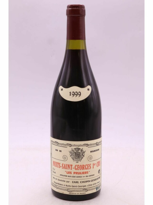 Chopin Gesseaume Nuits Saint Georges 1er Cru Les Pruliers, 1999