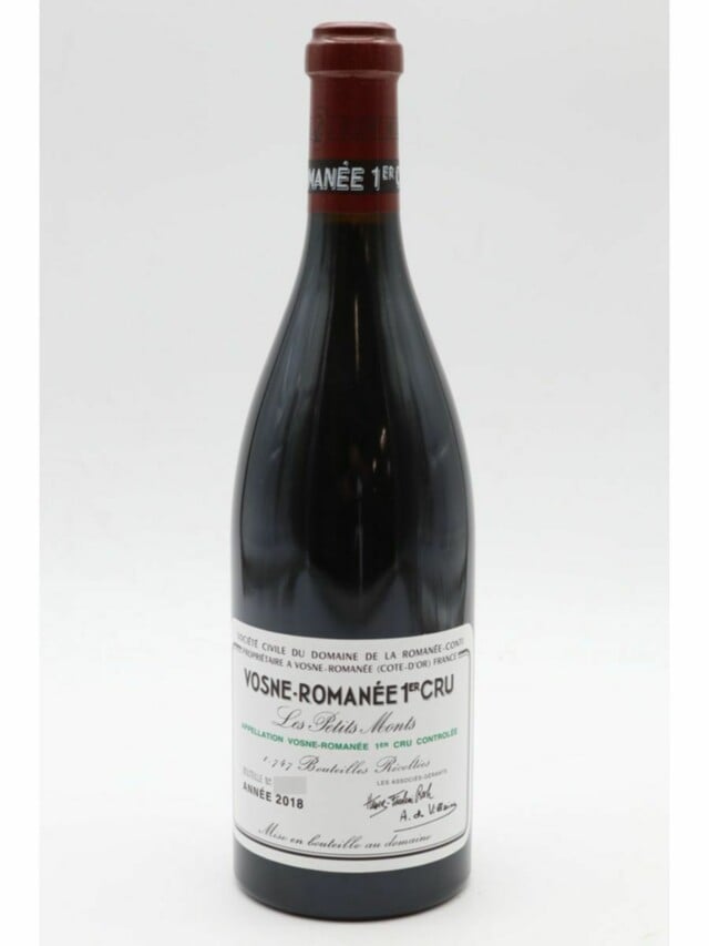 De La Romanee Conti Vosne Romanee Les Petits Monts 1er Cru, 2018