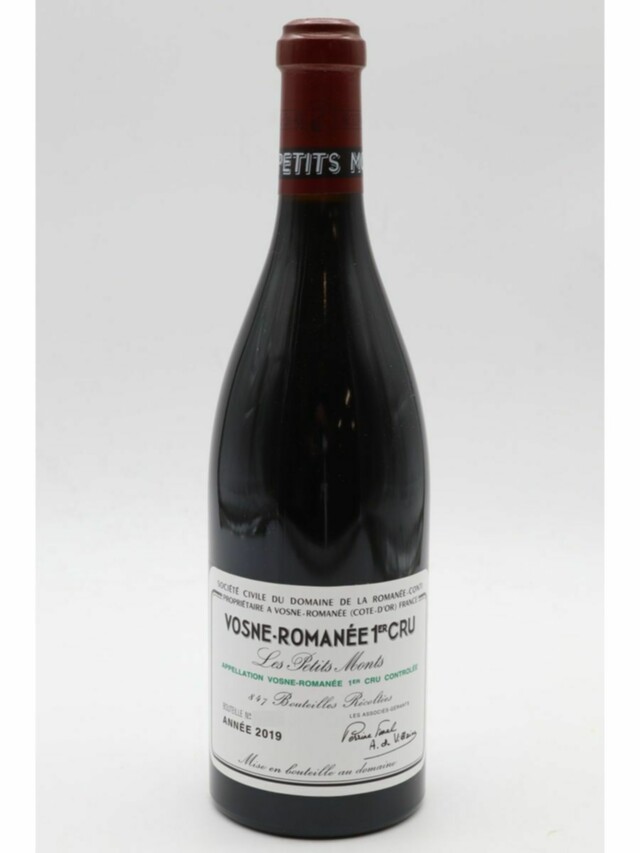 De La Romanee Conti Vosne Romanee Les Petits Monts 1er Cru, 2019