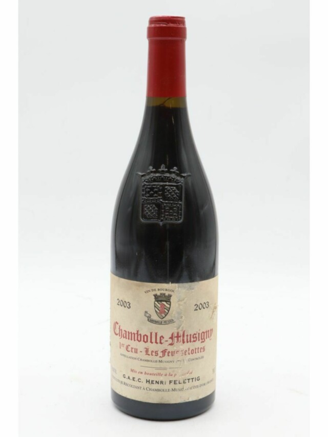 Daniel Moine Hudelot Chambolle Musigny Les Feusselottes 1er Cru, 2003