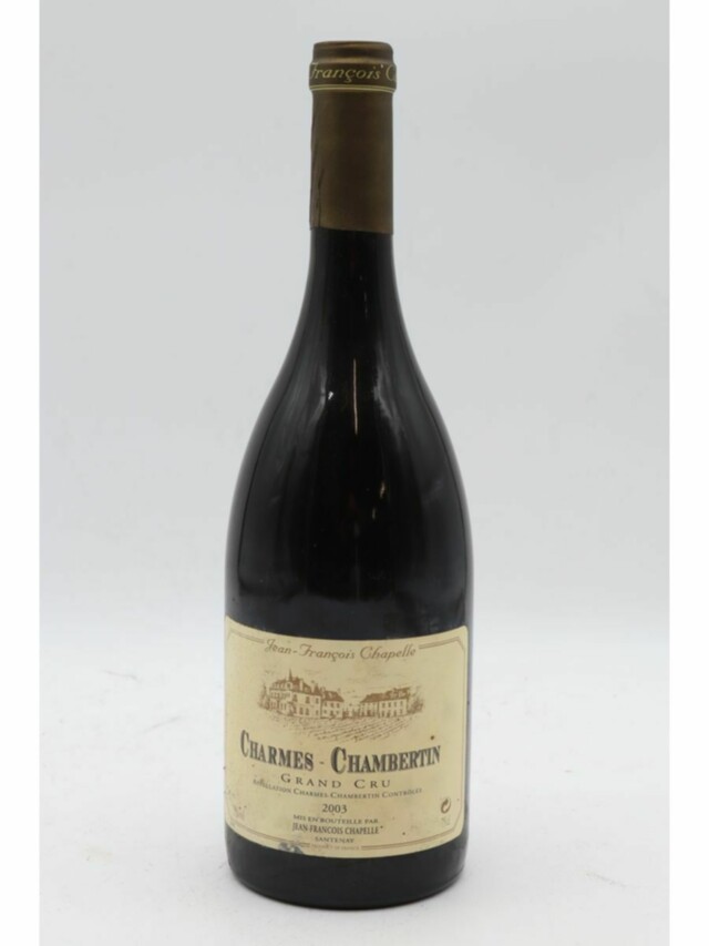 Jean Francois Chapelle Charmes Chambertin, 2003