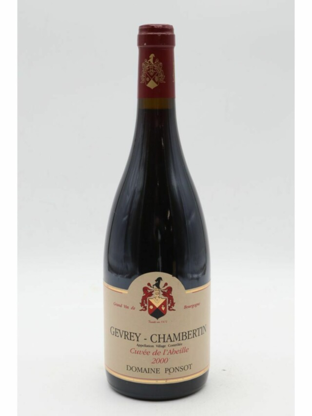 Laurent Ponsot Gevrey Chambertin Cuvee De L'abeille, 2000