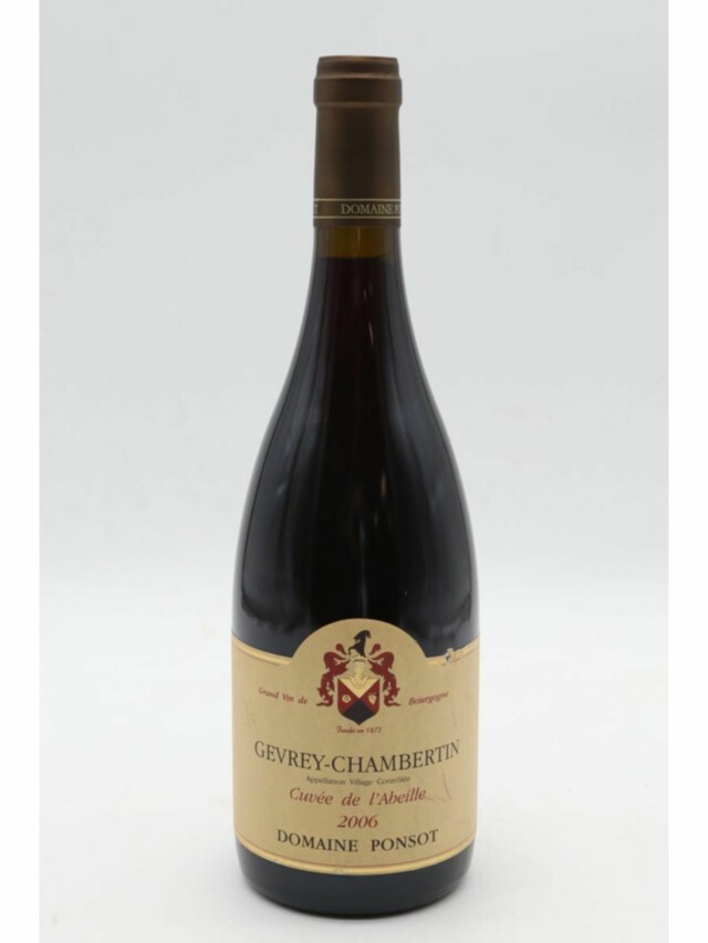 Laurent Ponsot Gevrey Chambertin Cuvee De L'abeille, 2006