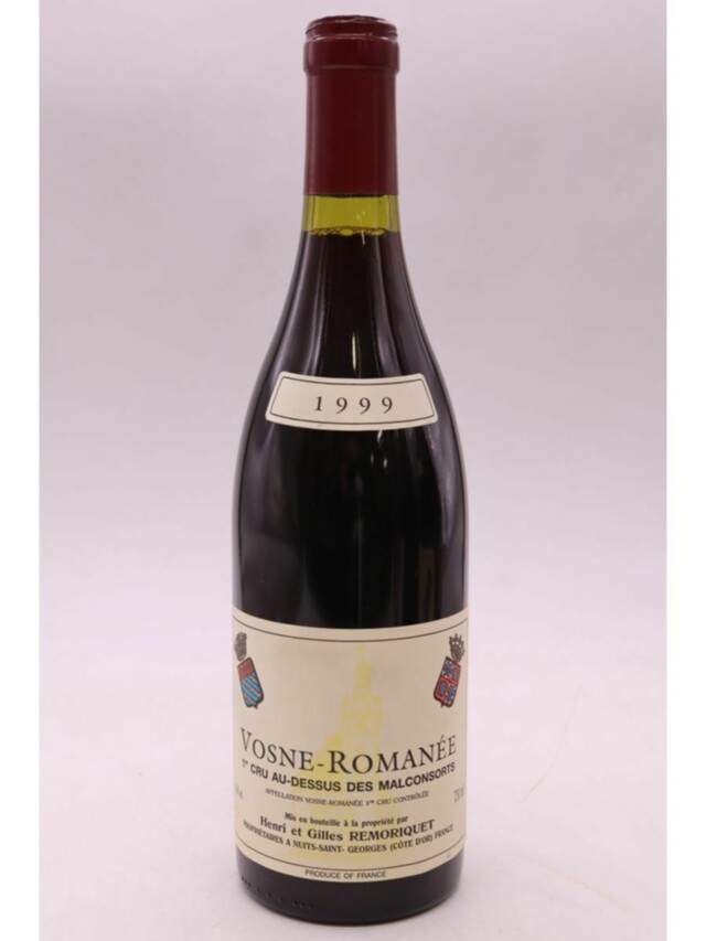 Henri Et Gilles Remoriquet Vosne Romanee Aux Dessus Des Malconsorts 1er Cru, 1999
