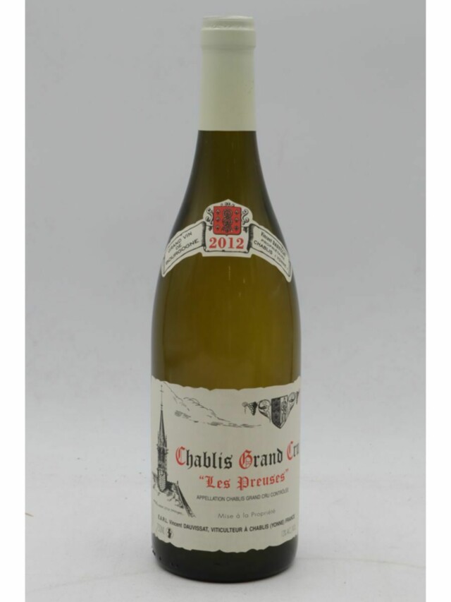 Vincent Dauvissat Chablis Les Preuses Grand Cru, 2012