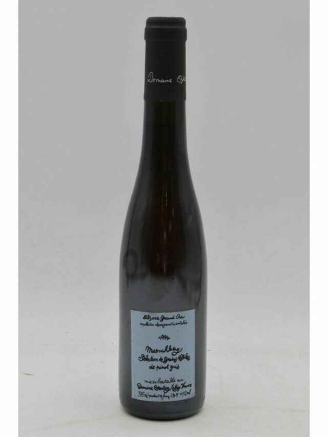 Ostertag Alsace Grand Cru Pinot Gris Muenchberg Selection De Grains Nobles, 1994