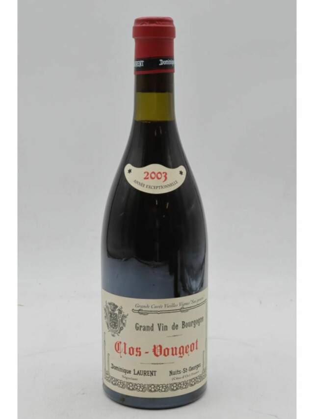 Dominique Laurent Clos Vougeot Vieilles Vignes, 2003