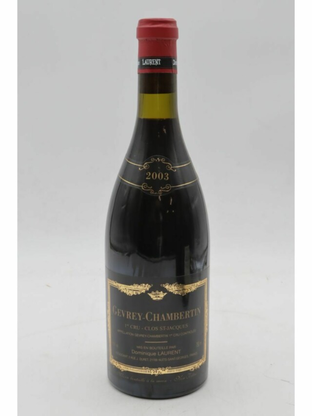 Dominique Laurent Gevrey Chambertin 1er Cru Clos Saint Jacques Vieilles Vignes, 2003
