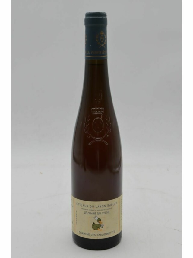 Sablonnettes Coteaux Du Layon Rablay Le Champ Du Cygne, 2001
