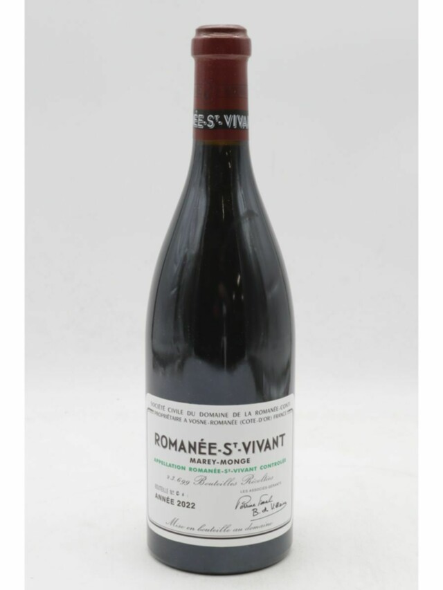 De La Romanee Conti Romanee Saint Vivant Grand Cru, 2022