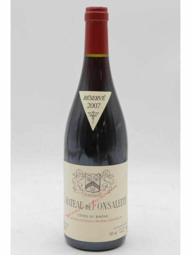 Rayas Chateau De Fonsalette Reserve, 2007