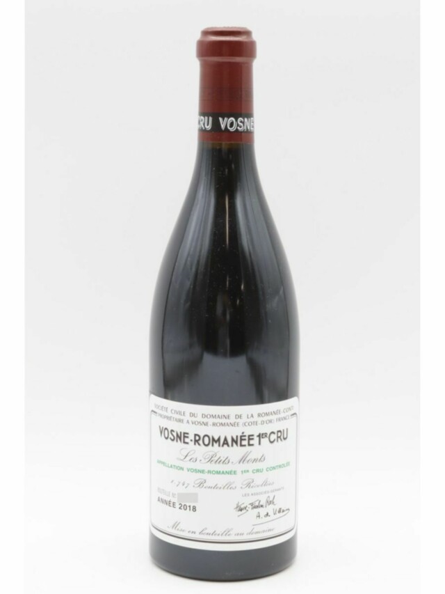 De La Romanee Conti Vosne Romanee Les Petits Monts 1er Cru, 2018