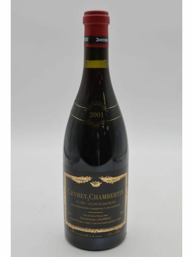 Dominique Laurent Gevrey Chambertin Clos Saint Jacques 1er Cru, 2001