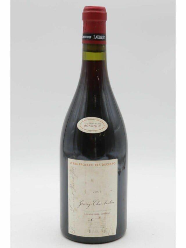 Dominique Laurent Gevrey Chambertin Clos Saint Pierre, 2007