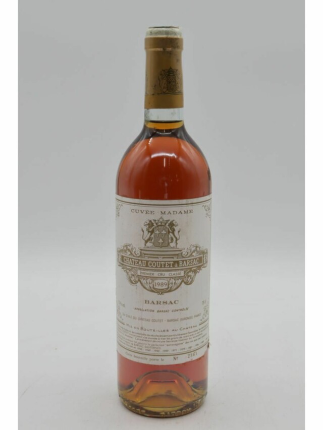 Chateau Coutet Cuvee Madame, 1989