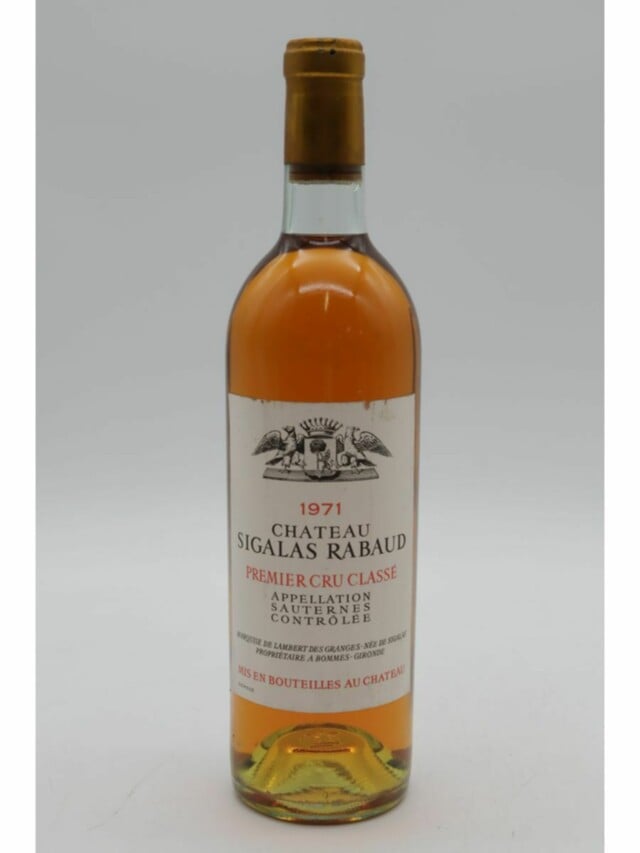 Chateau Sigalas Rabaud, 1971