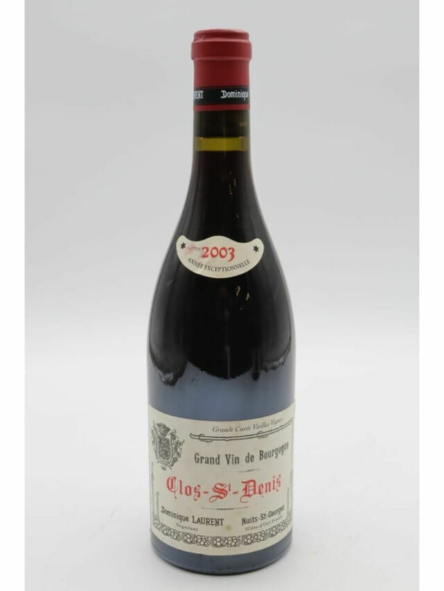 Dominique Laurent Clos Saint Denis Vieilles Vignes Grand Cru, 2003