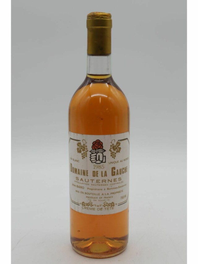 Domaine De La Gauche Sauternes, 1985