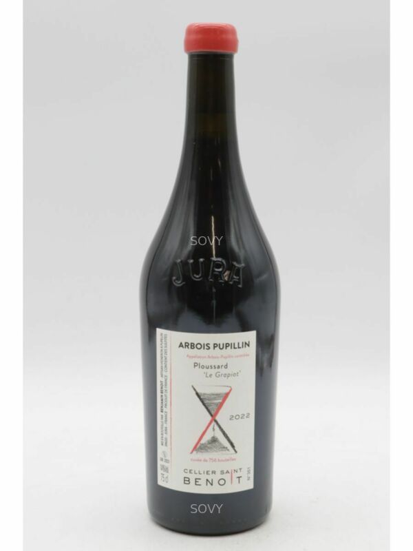 Cellier Saint Benoit Arbois Pupillin Ploussard Le Grapiot, 2022